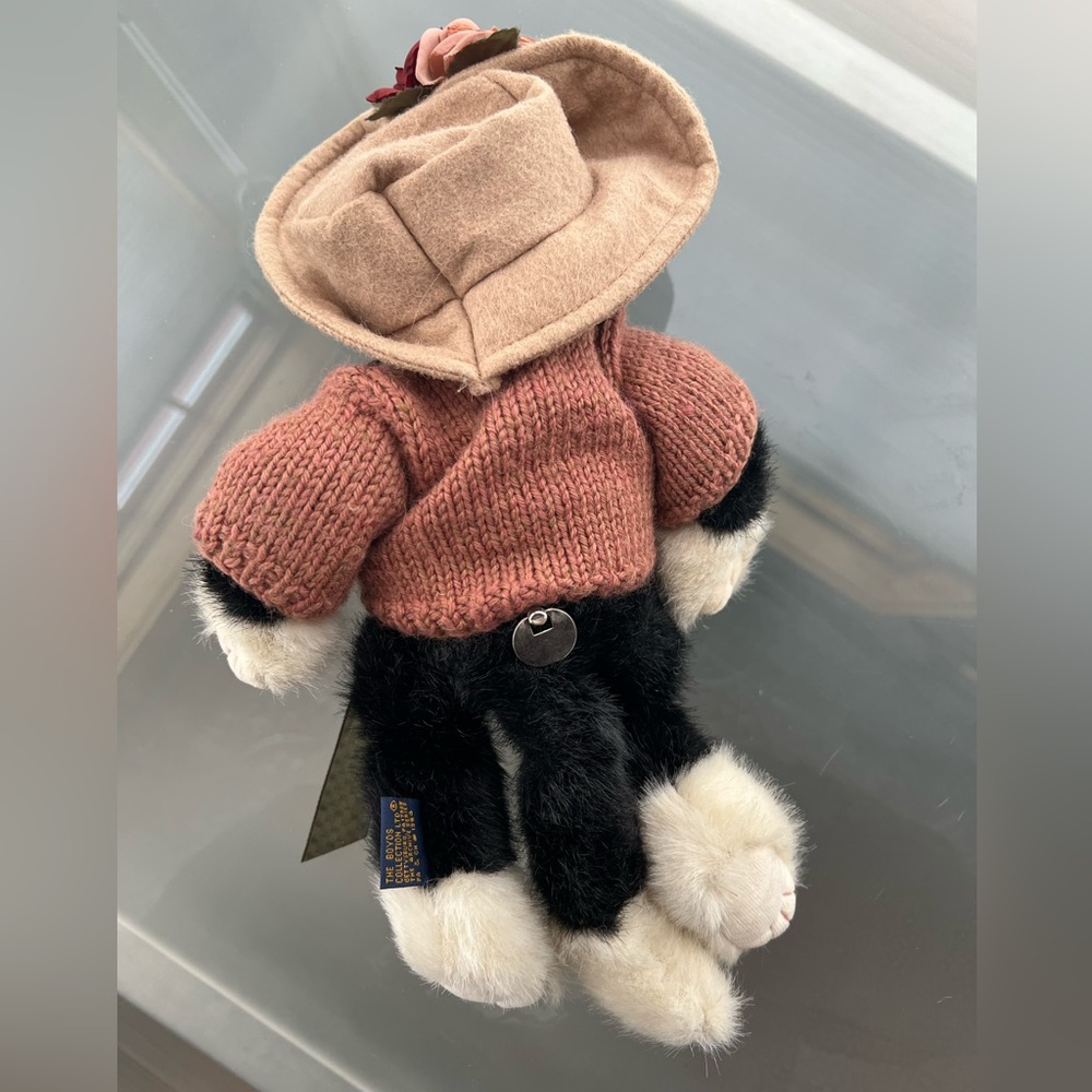 🎶Rare Musical The Boyds Collection Mrs. Petrie Plush Cat Retired 1999 Wind-Up - Picture 5 of 17